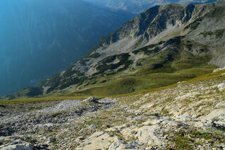 View from my free solo ascend of Vihren